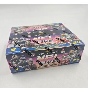 2021 Panini NFL Five Football Trading Card Game TCG Sealed Booster Box 24 Packs